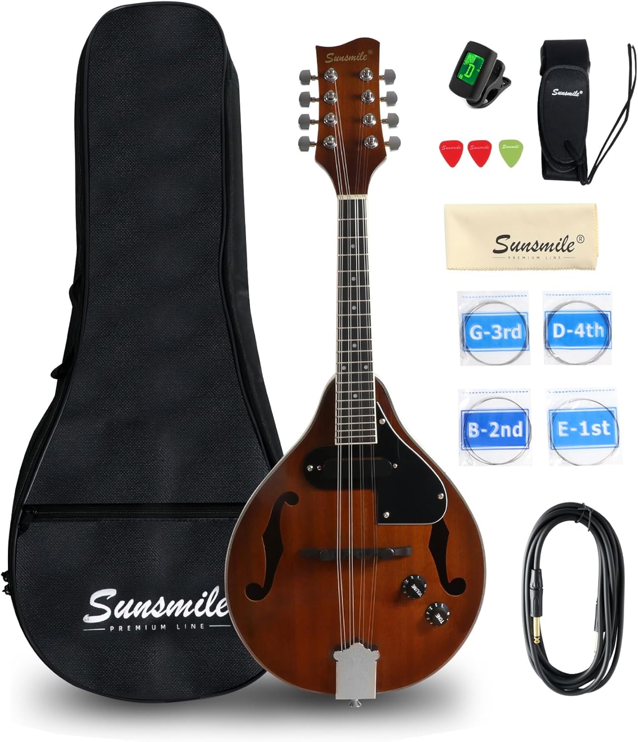 Sunsmile A-Style 8 String Acoustic-Electric Mandolin Review