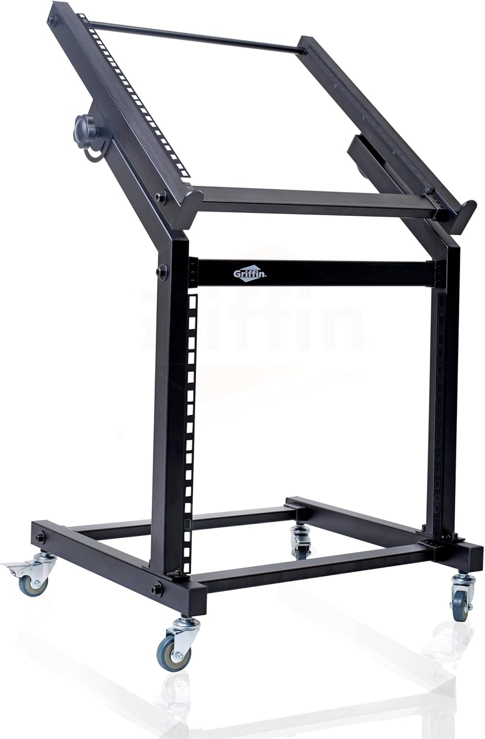 GRIFFIN 19U Rack Mount Rolling Stand for Audio Gear Storage