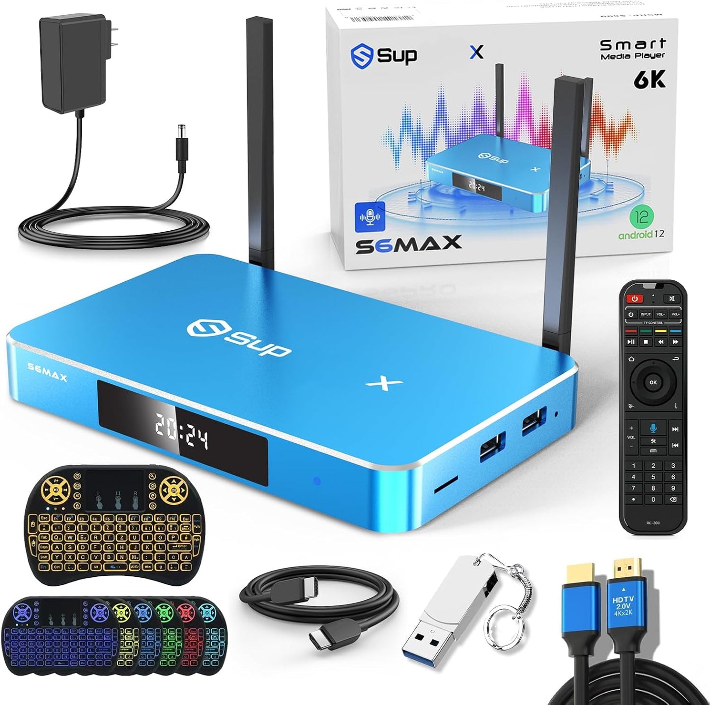 2025 Super Bundle RC200 Voice Remote Control with Bluetooth 5.3