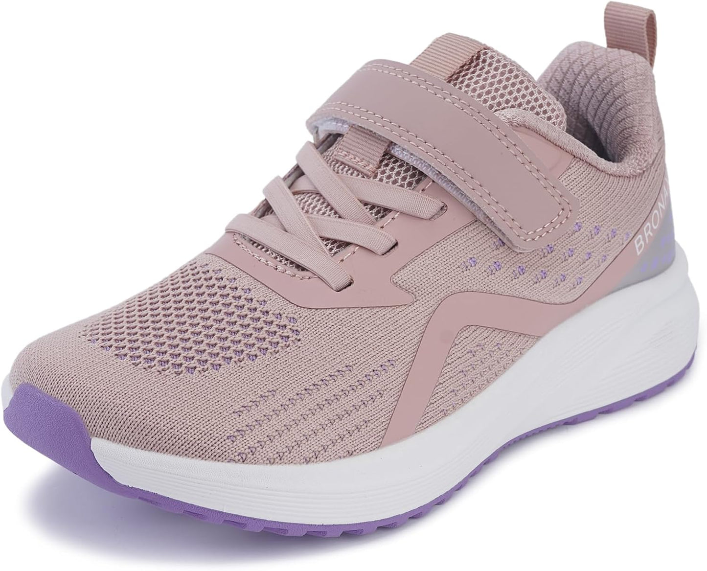 BRONAX Kids Wide Toe Box Tennis Shoes for Active Play