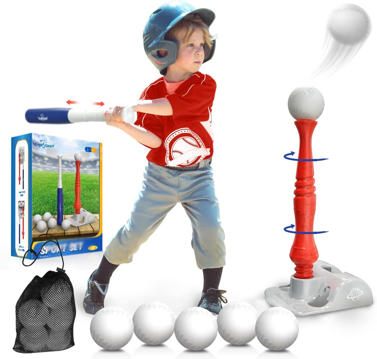 EagleStone T-Ball Set: Fun for All Ages!