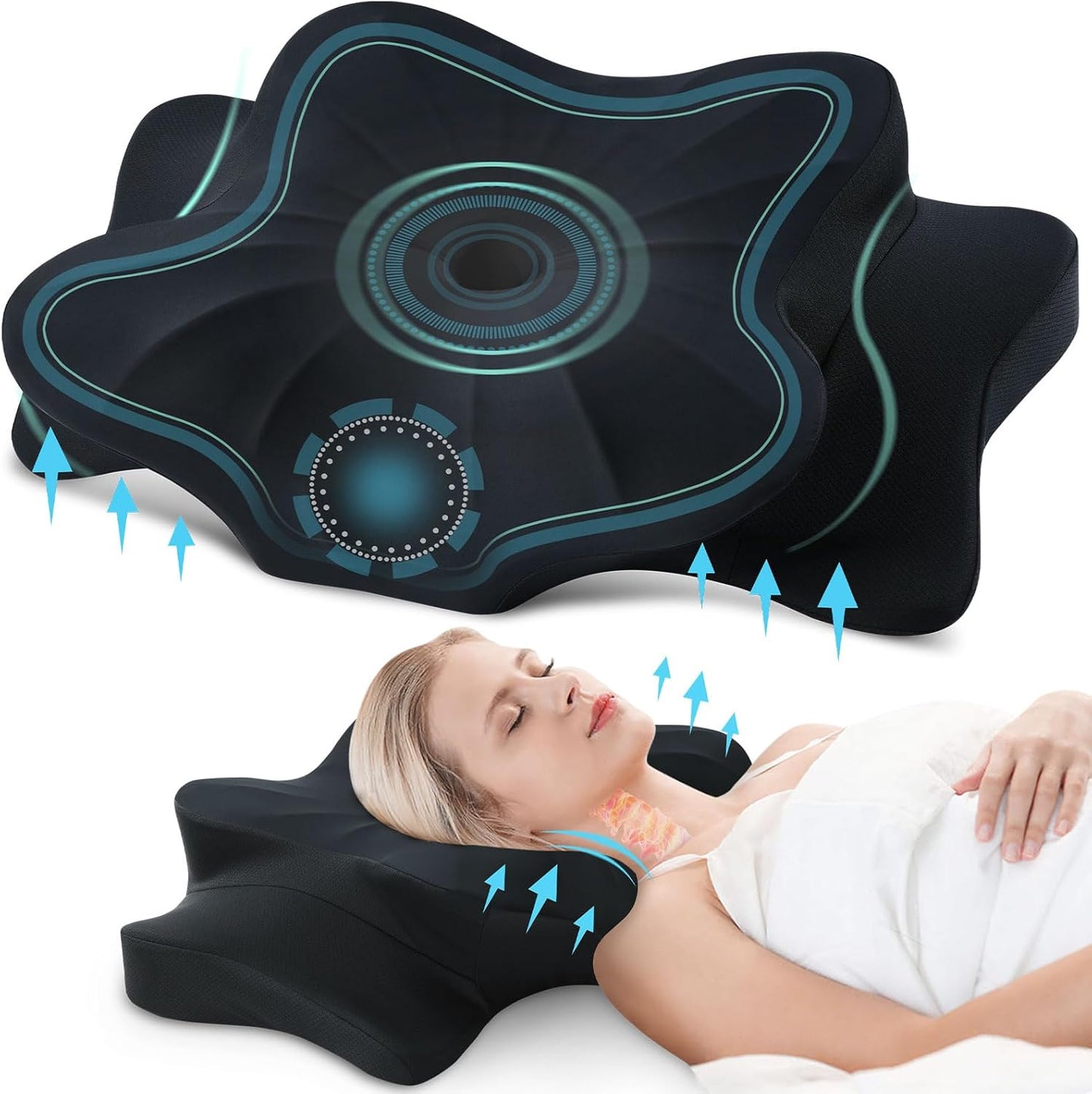 DONAMA Cervical Pillow for Neck and Shoulder Support, King Size