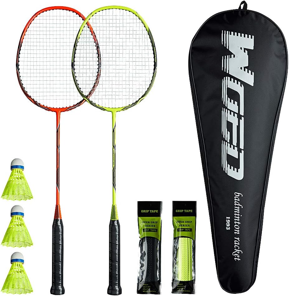 Professional Carbon Fiber Badminton Rackets for Backyard Fun