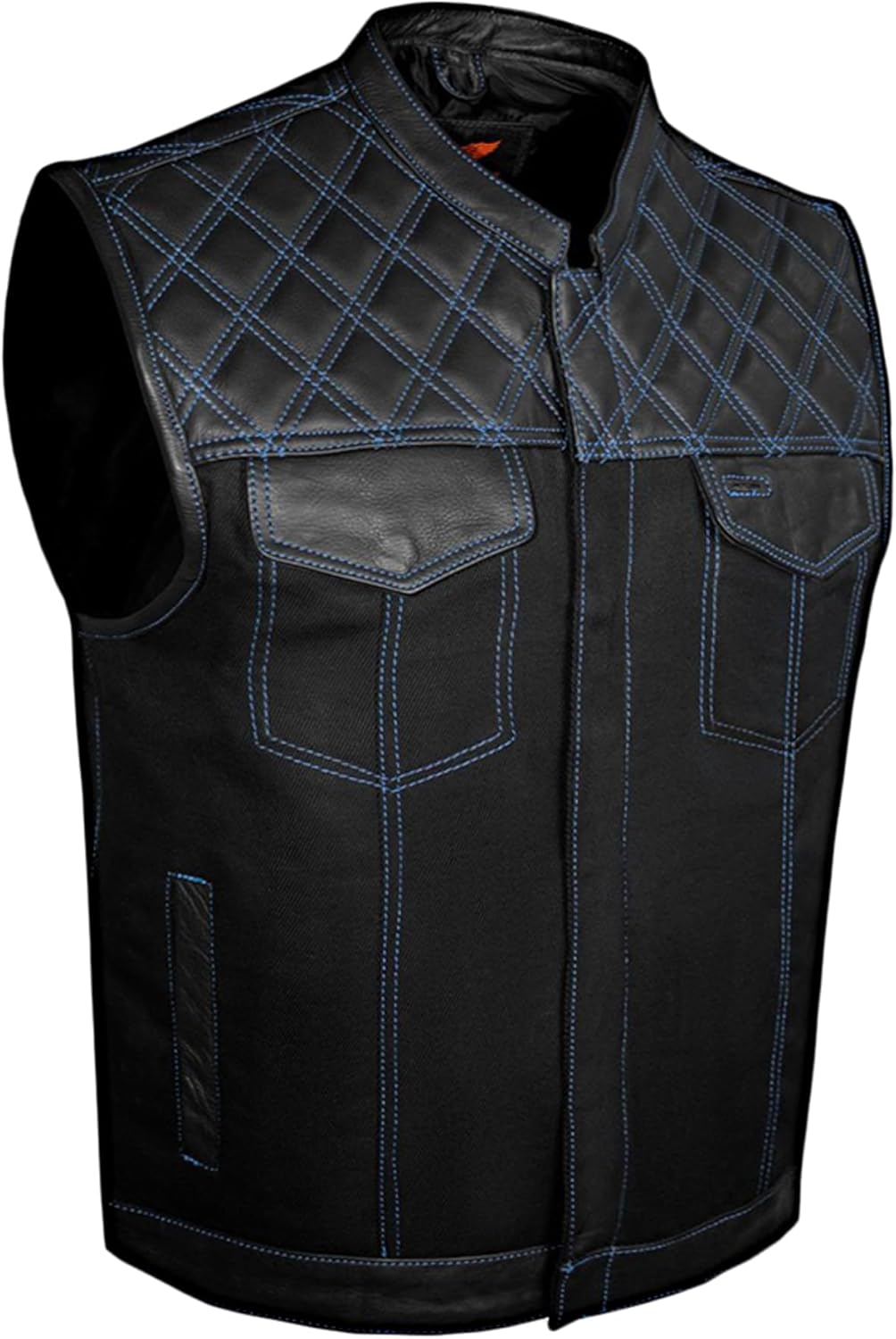 Dream Apparel Men's SOA Denim & Leather Motorcycle Vest Review