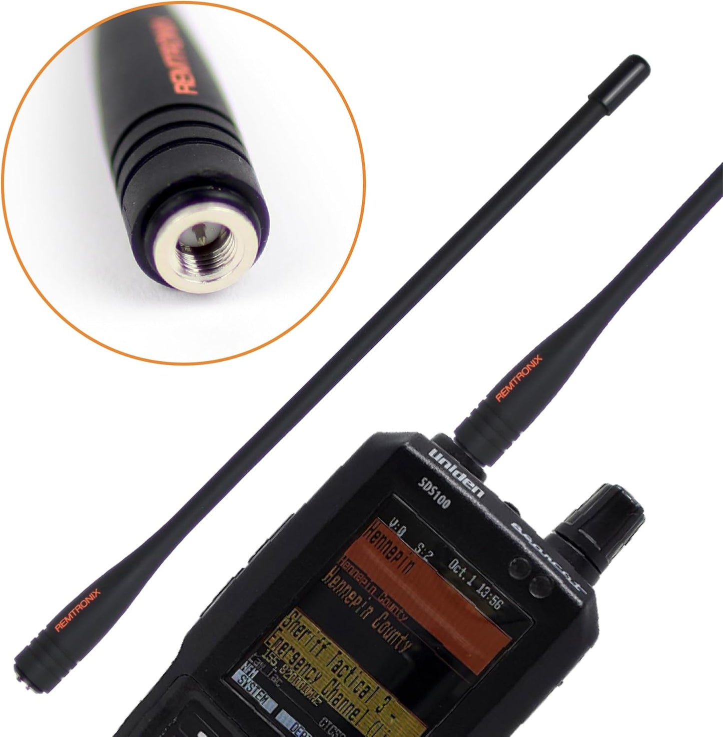 Antenna for Police Scanner Radios | 920S Remtronix | 9in Flexible