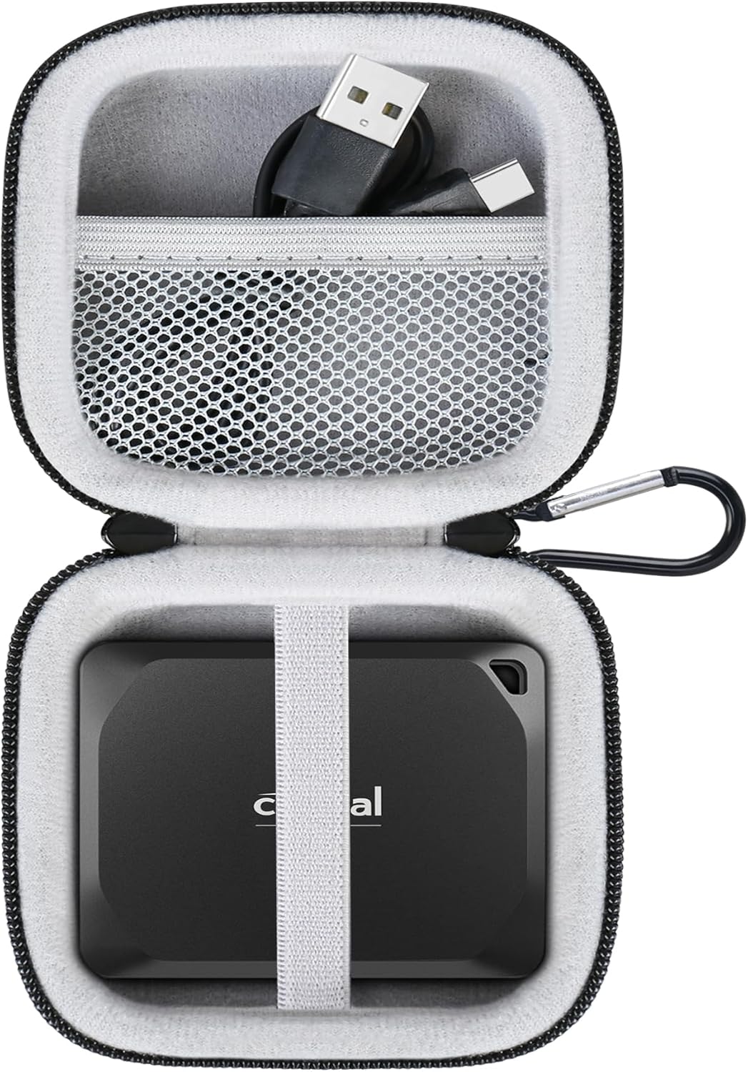 Lacdo Shockproof Travel Case for Crucial SSD