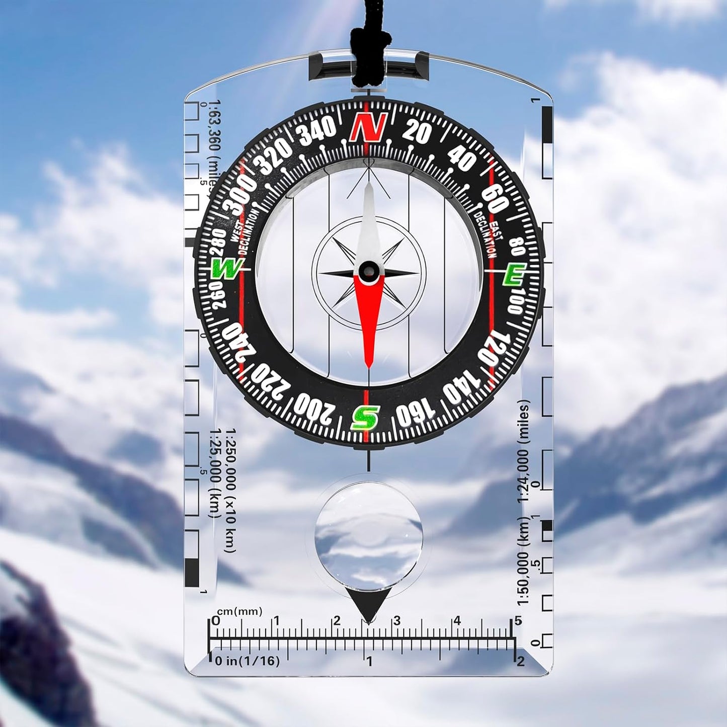 Professional Orienteering Compass for Hiking