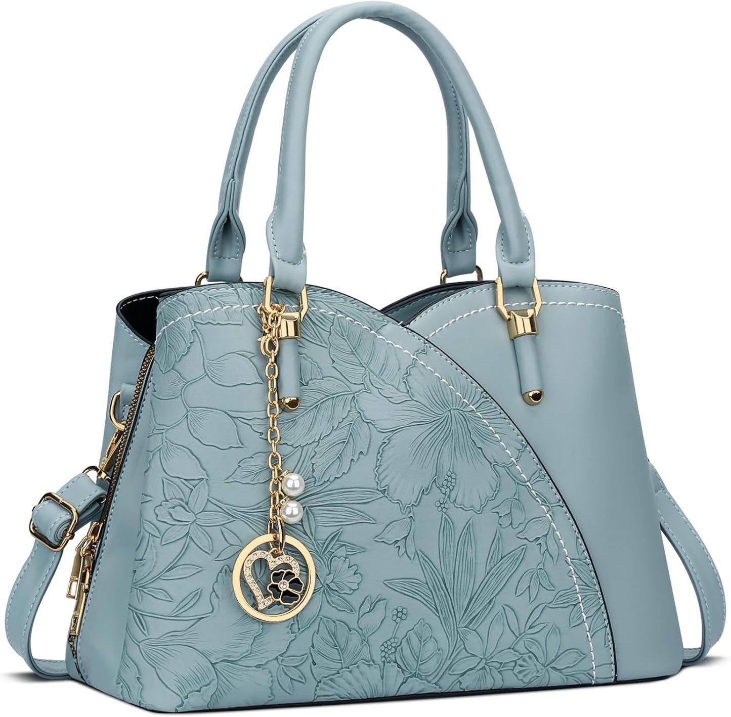 KKXIU Triple Compartments Handbags for Women Fashion Style
