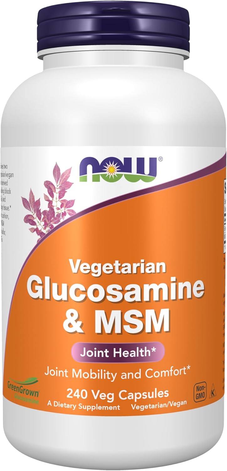 NOW Foods Glucosamine & MSM for Joint Mobility and Comfort
