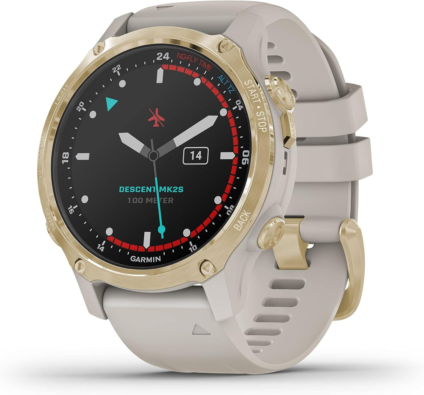 Garmin Descent Mk2S Dive Computer, Smaller Size, Multisport & Smart Features