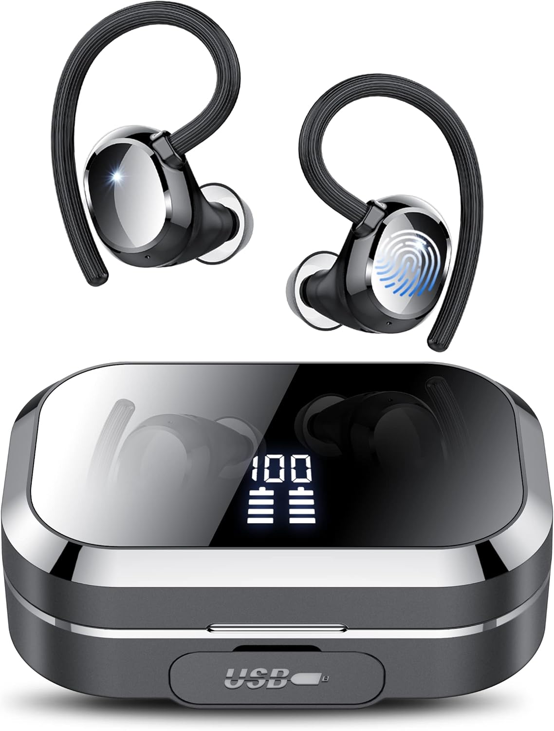 KT1 Wireless Earbuds - 120Hrs Playtime, Deep Bass 2.0