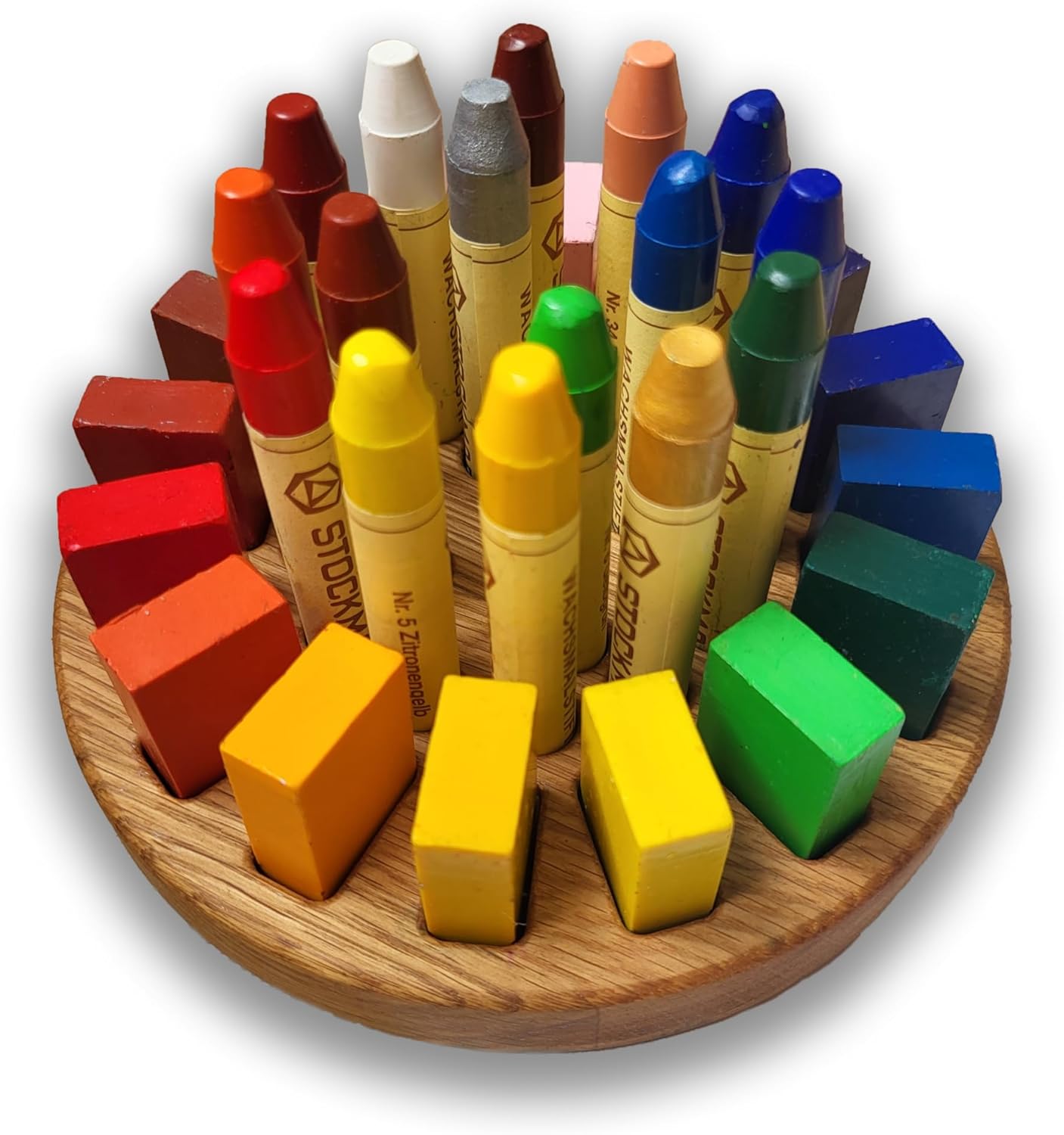 Personalized Waldorf Crayon Holder for Stockmar 16 Blocks & Sticks