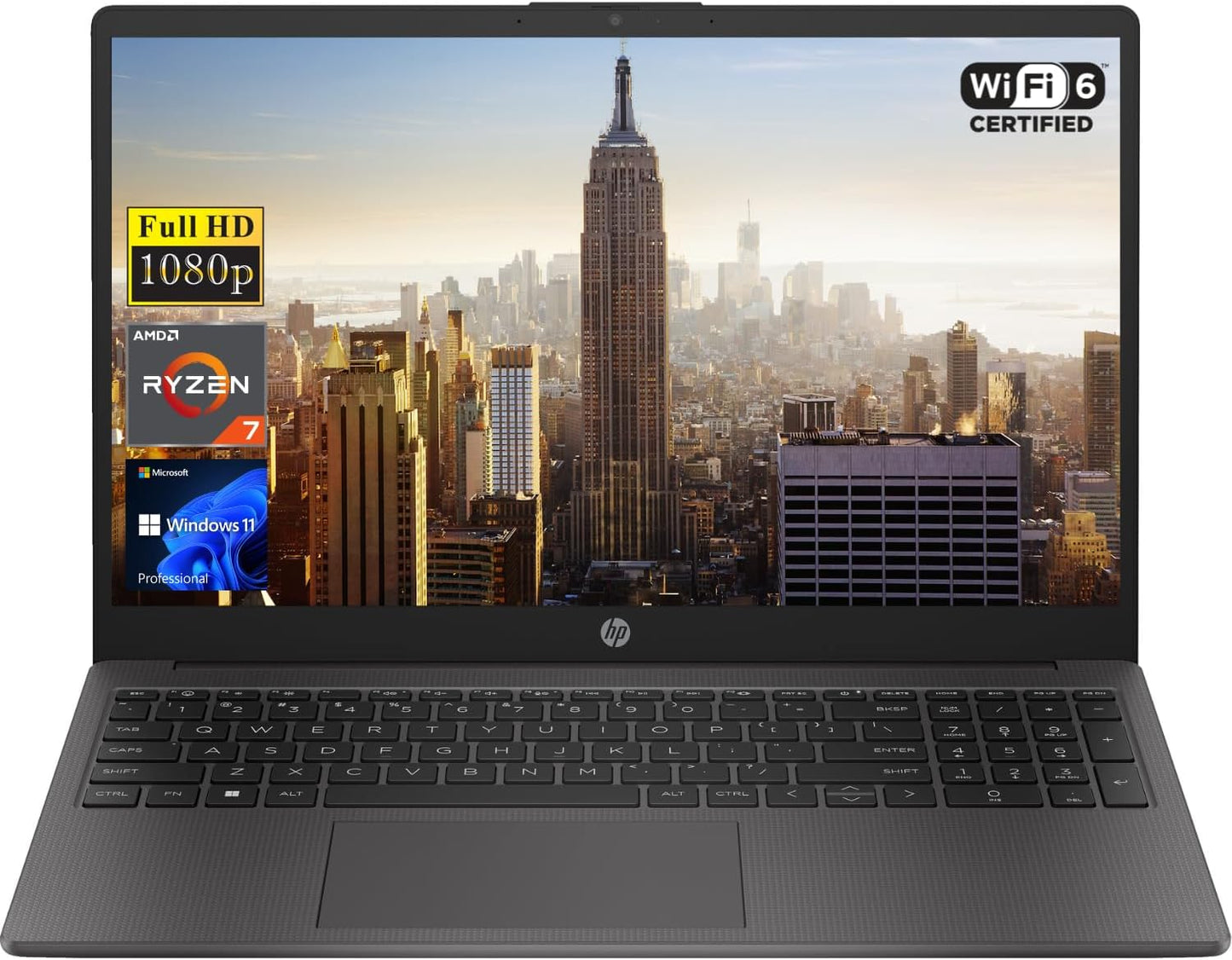 HP 255 G10 Business Laptop with Ryzen 7 and 16GB RAM