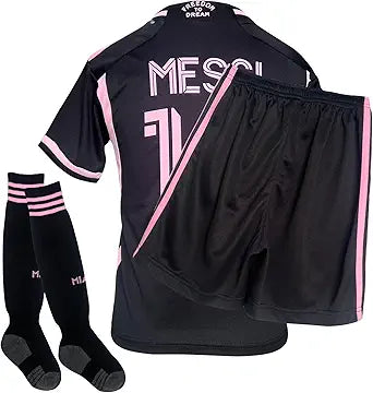 Kids Soccer Jerseys No.10 Football Sports Training Uniform Set
