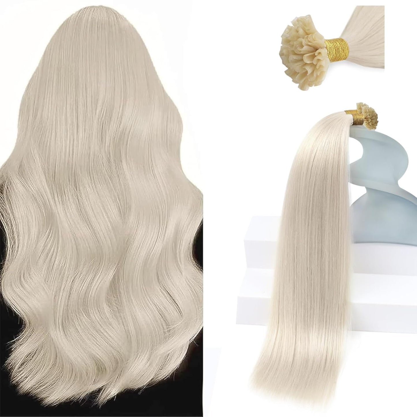 Sunny Hair 18inch U Tip Hair Extensions for Stunning Volume
