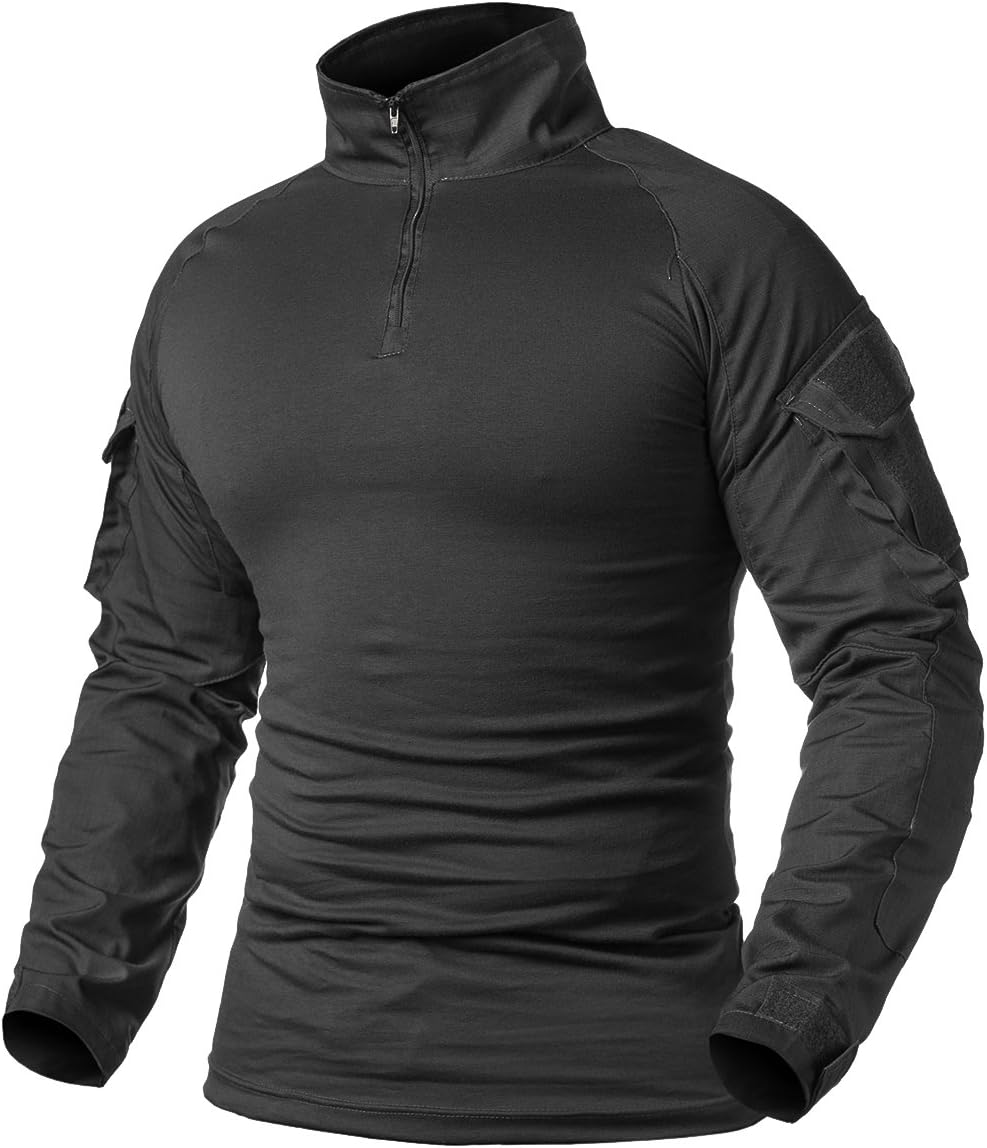 ReFire Gear Tactical Camo Shirt: Slim Fit & 1/4 Zip
