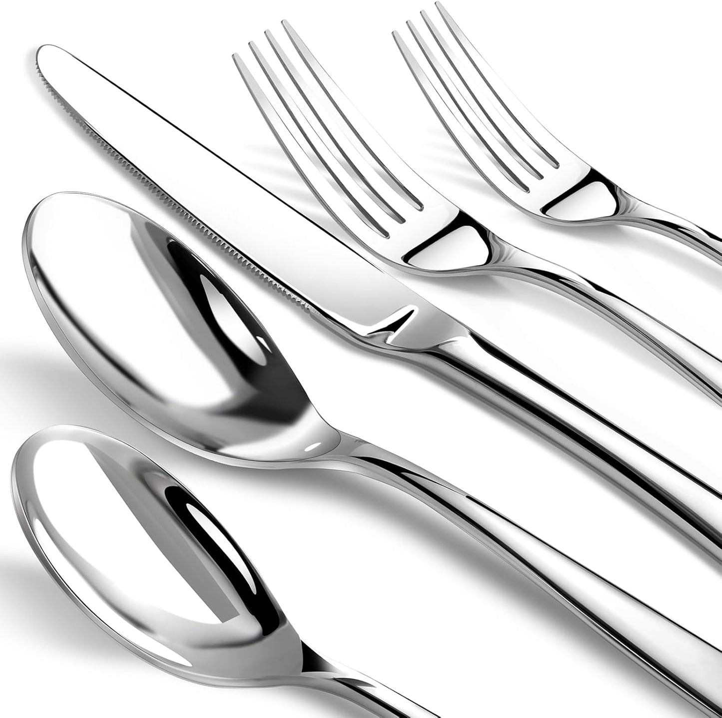Premium Heavy Duty Stainless Steel Silverware Set for 4 People