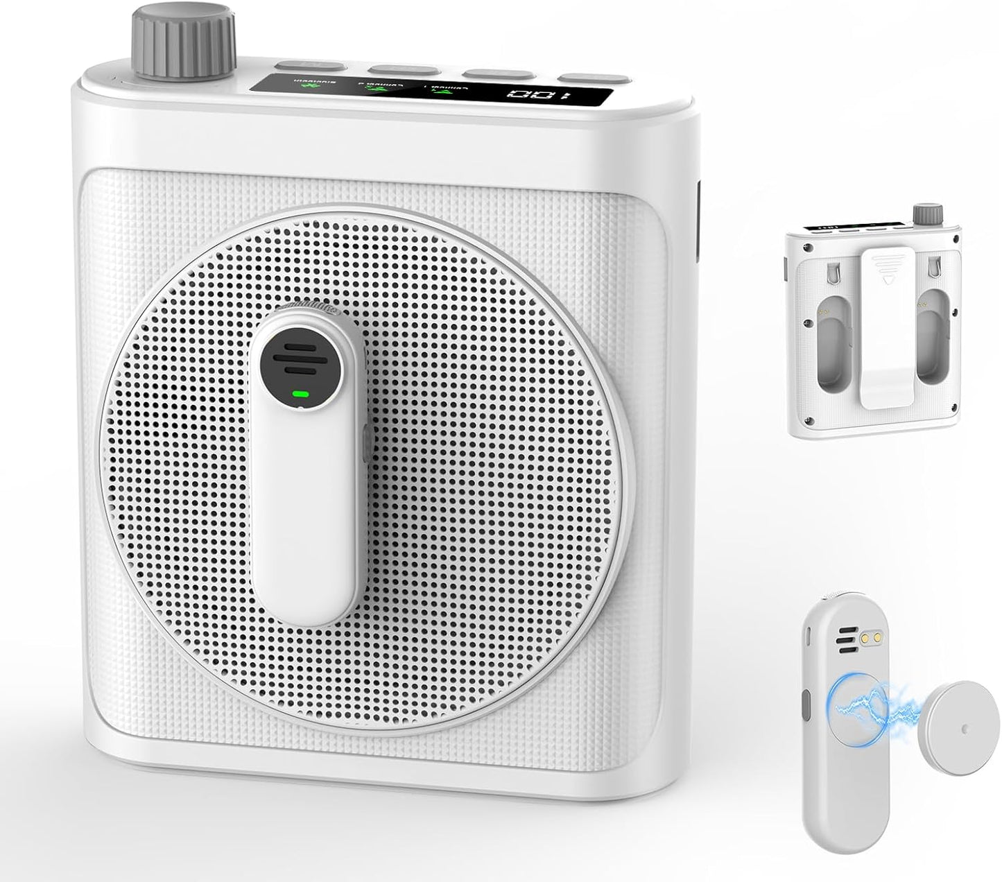15W Wireless Voice Amplifier with Lavalier Mics for Teachers