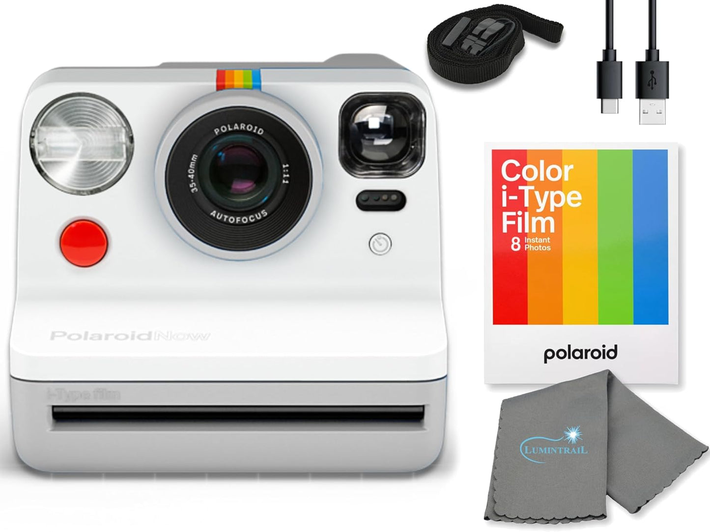 Polaroid Gen 2 Now Instant Camera Bundle with Color Film Pack