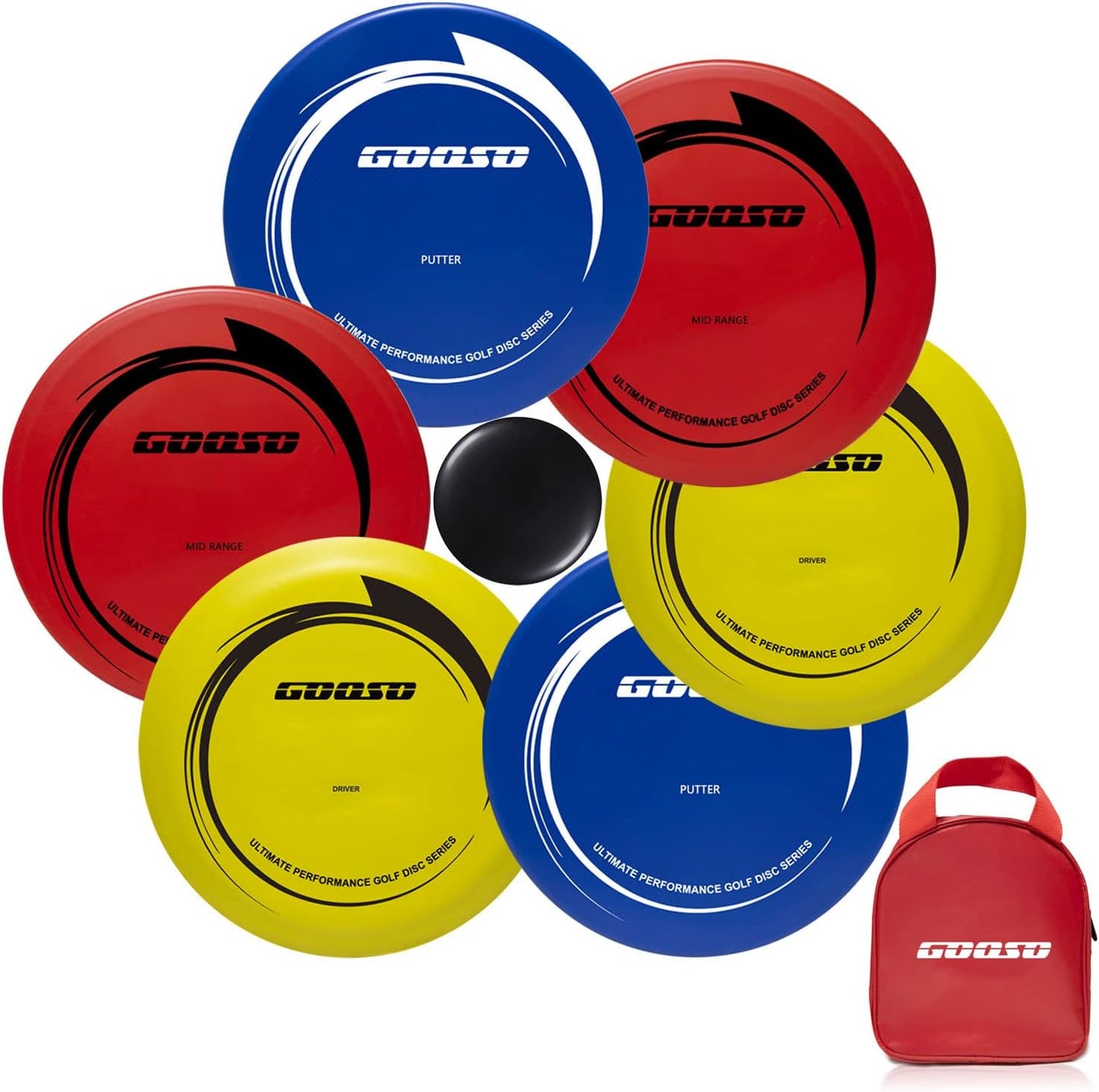 Ultimate Disc Golf Set for Outdoor Fun - 6 Pack