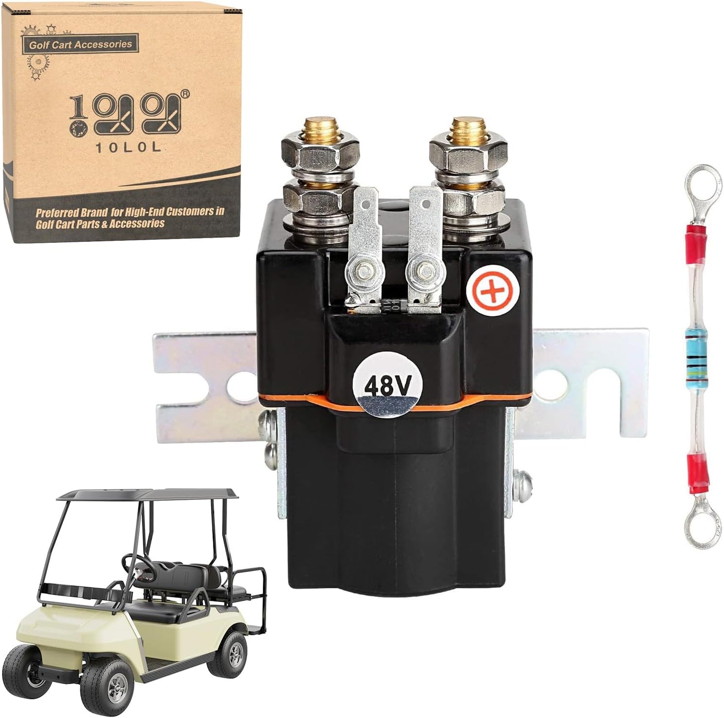 10L0L Golf Cart 48V Solenoid for Club Car DS & Precedent