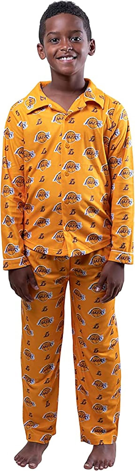 Ultra Game Youth NBA Official Pajamas Set for Comfort and Style