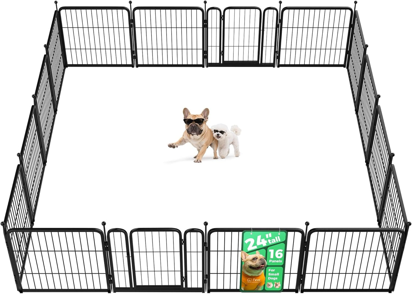 FXW Rollick Unleashed Dog Playpen for Indoor and Outdoor Use