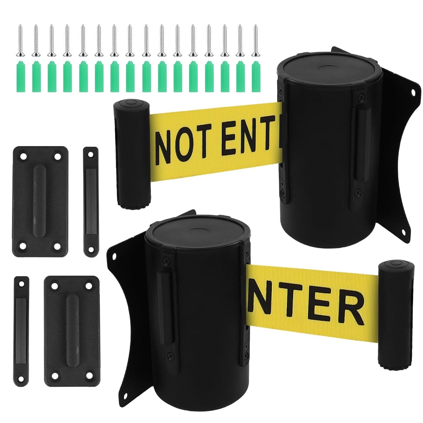 Wall Mount Retractable Belt Barrier for Crowd Control Solutions