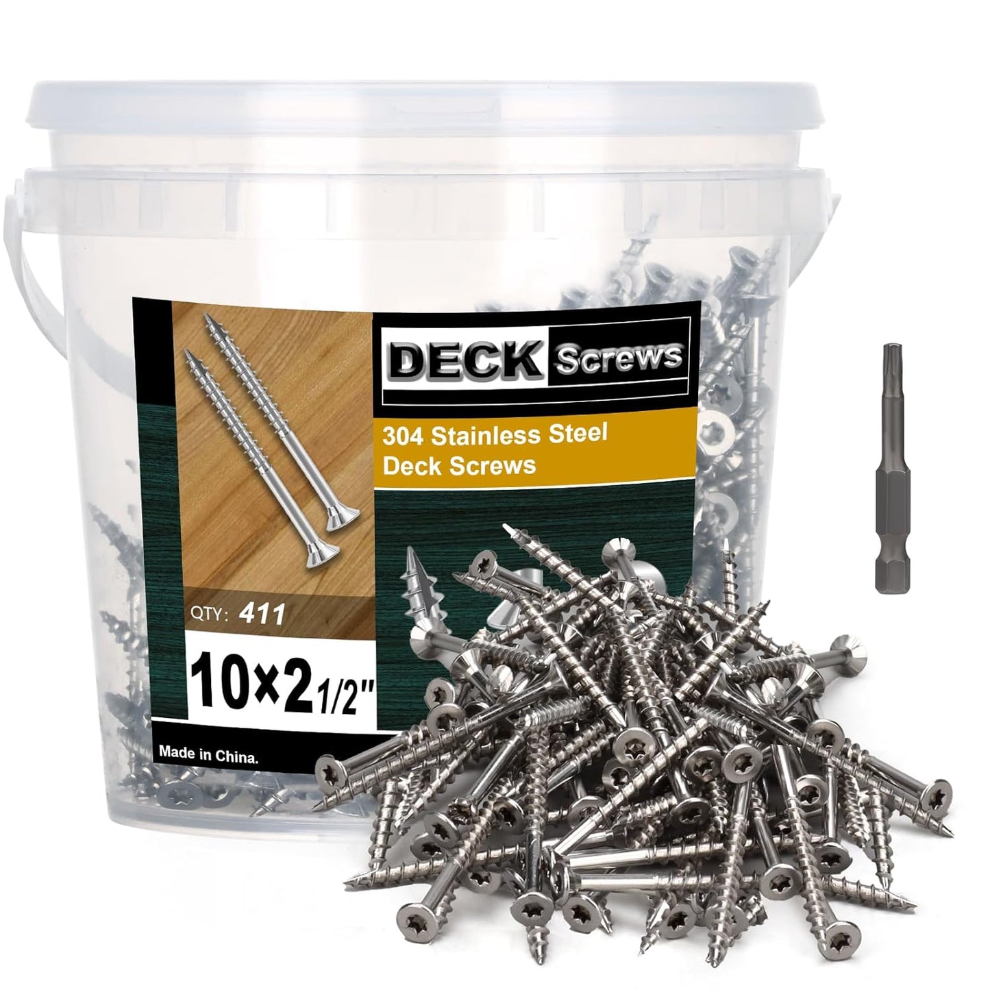 304 Stainless Steel Wood Screws for Decking and Fencing Needs