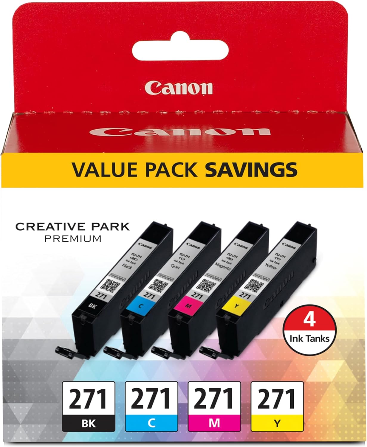 Canon CLI-271 Genuine Ink Value Pack for Stunning Prints