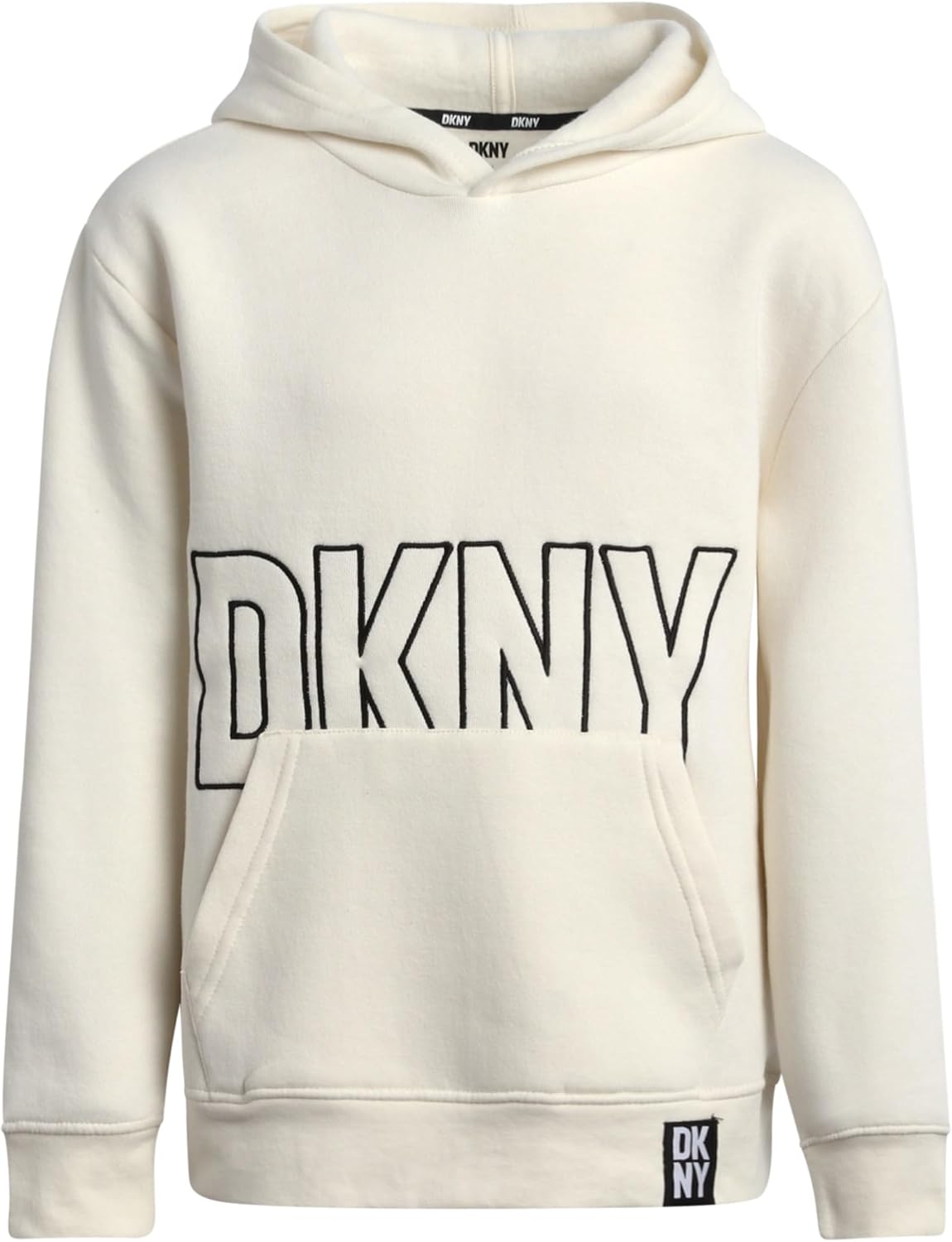 DKNY Boys' Soft Fleece Hoodie - Stylish Logo Sweatshirt