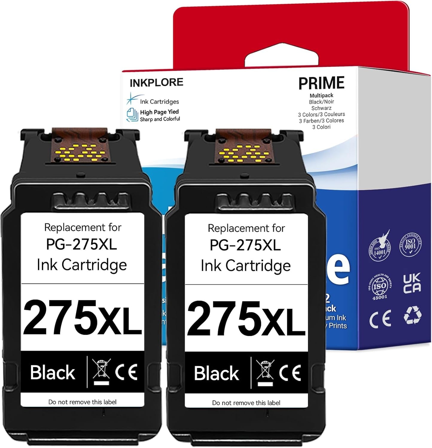 PG-275XL Black Ink Cartridges Replacement for Canon Printers