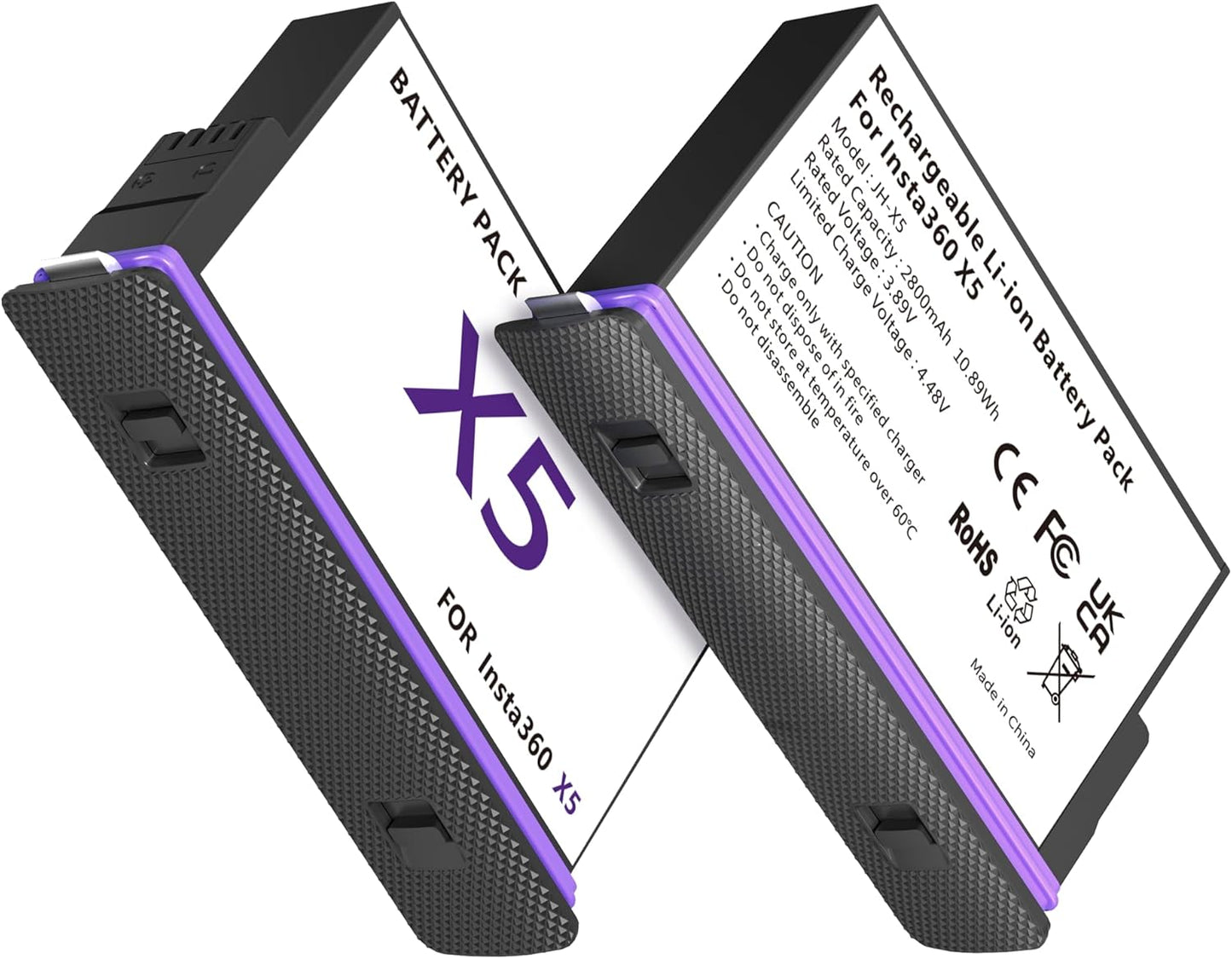 Insta 360 X5 Battery 2800mAh High Capacity 2 Pack Review