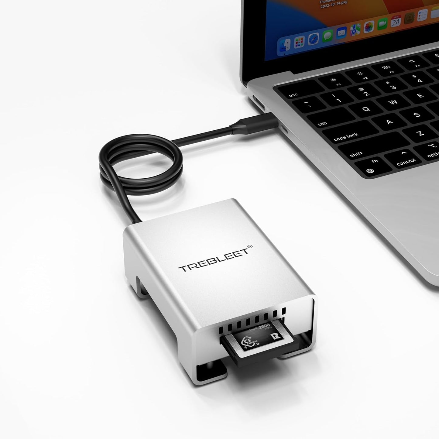 USB4 CFexpress 4.0 Type B Card Reader with Turbo Cooling Fan