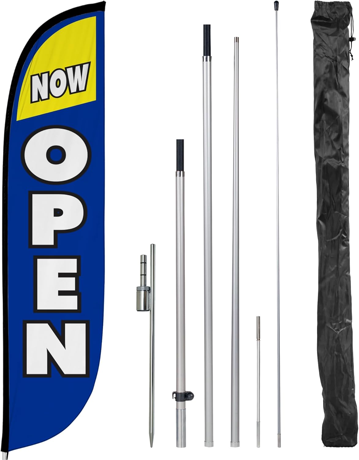 LookOurWay Feather Flag Pole Kit for Business Promotion Needs