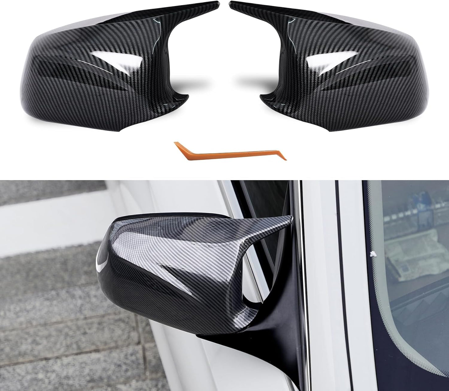 Mirror Cover Caps for F10 - Upgrade Your Ride with Style