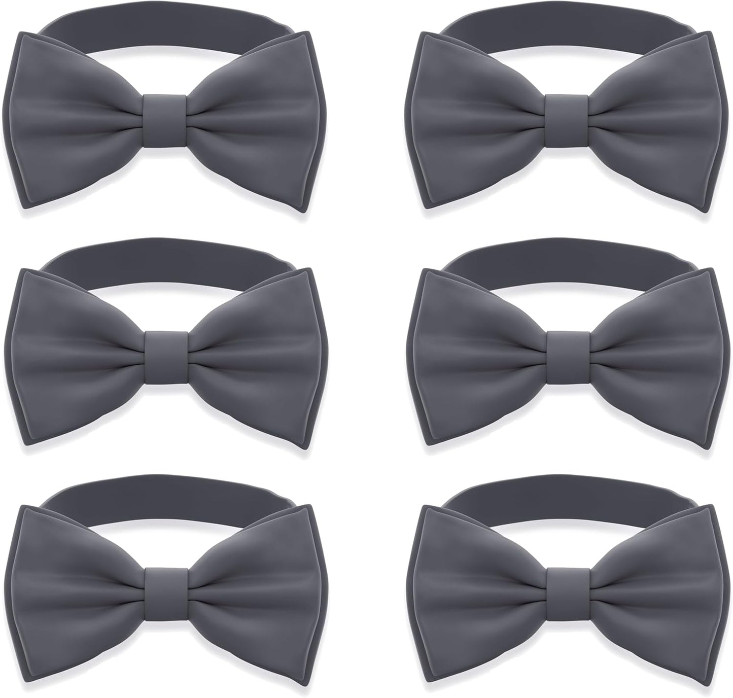 Classic Satin Bow Tie for Tuxedo - Pre-Tied Style Bowties