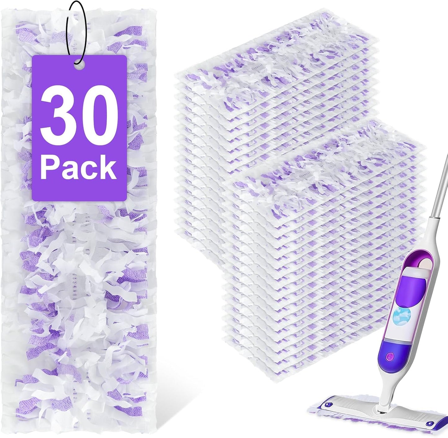 Liminfeit 30 Pack Power Mop Refills - Multi-Surface & Wood Floors