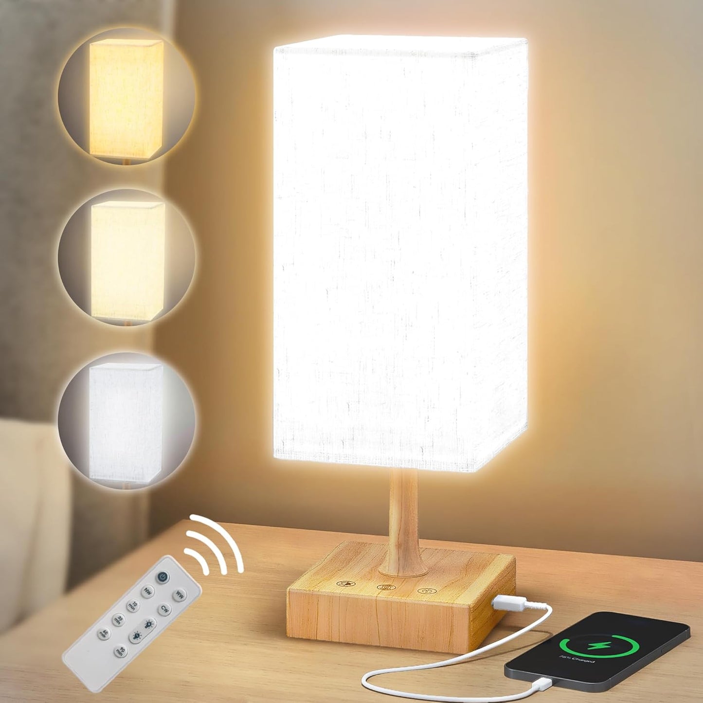Light Therapy Lamp 10000 Lux with Adjustable Brightness & Timer