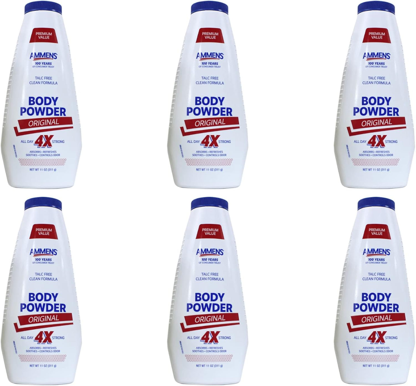 Ammens Body Powder Original Talc-Free Formula for All-Day Protection