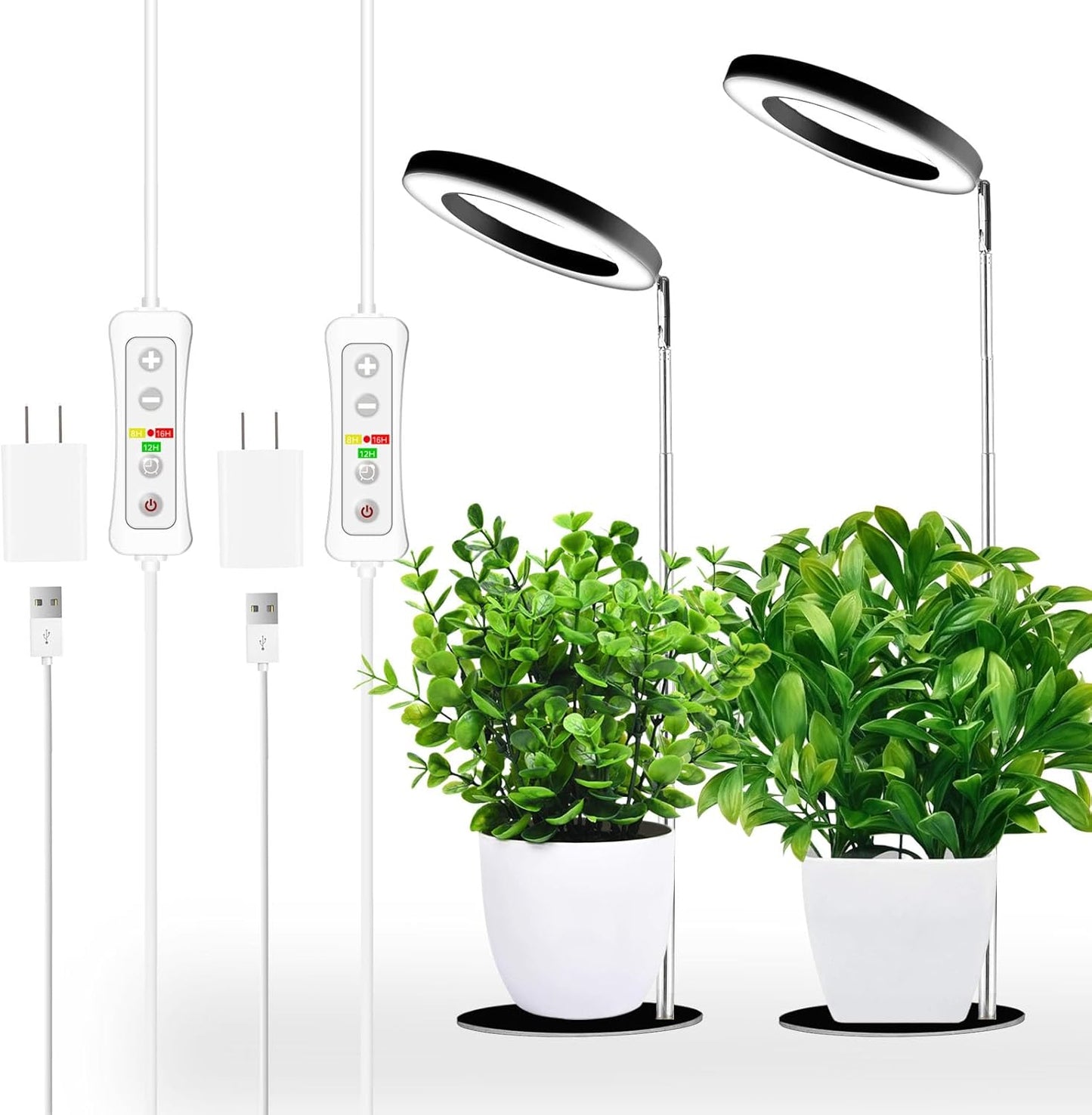 yadoker 144 LEDs Full Spectrum Plant Grow Light for Indoor Plants