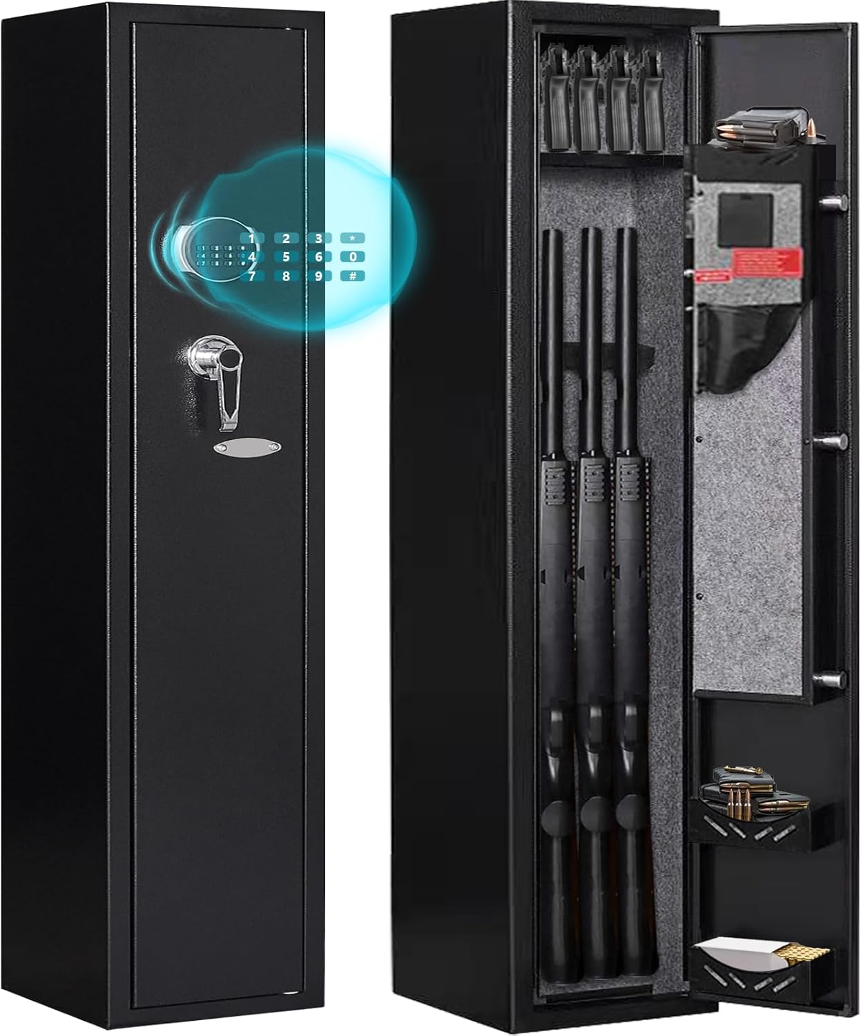 KAER 2-Gun Safes for Home with Quick Access and Security