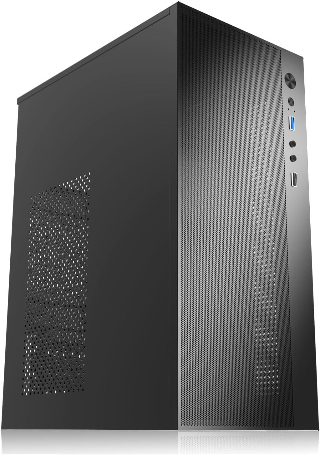 Micro ATX Case with Ventilated Airflow Design for Optimal Cooling