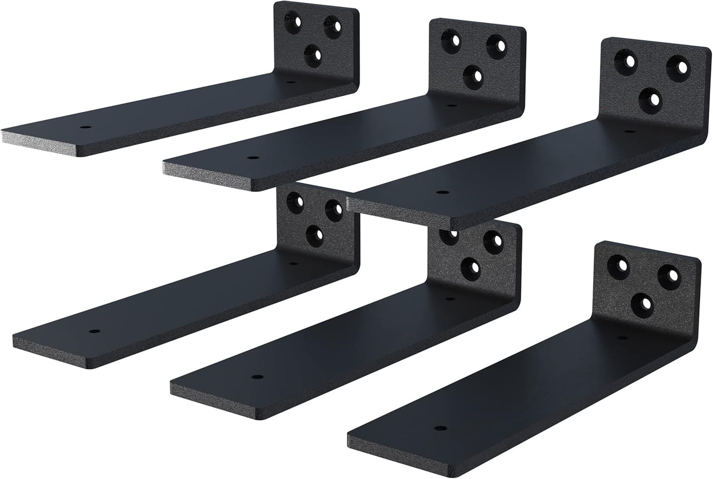 Heavy Duty 12 Inch Floating Shelf Brackets for Home Decor
