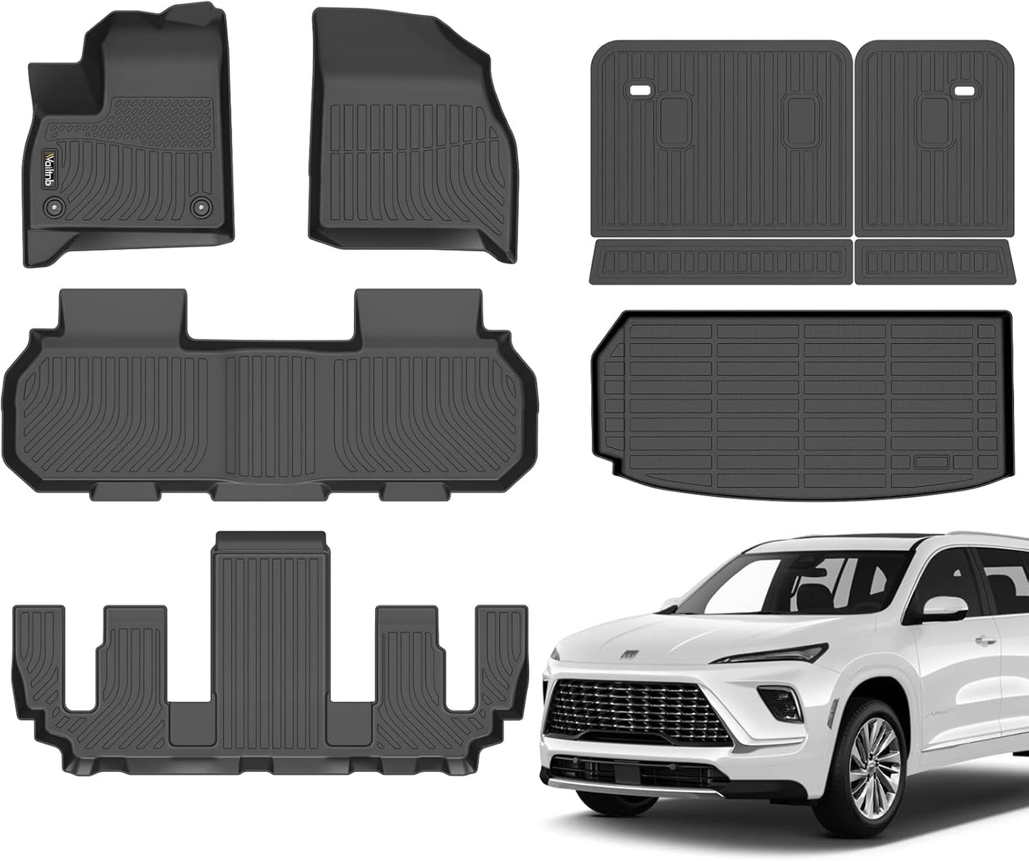 Wailtnb Car Floor Mat for Buick Enclave 2025-2026 & Chevy Traverse