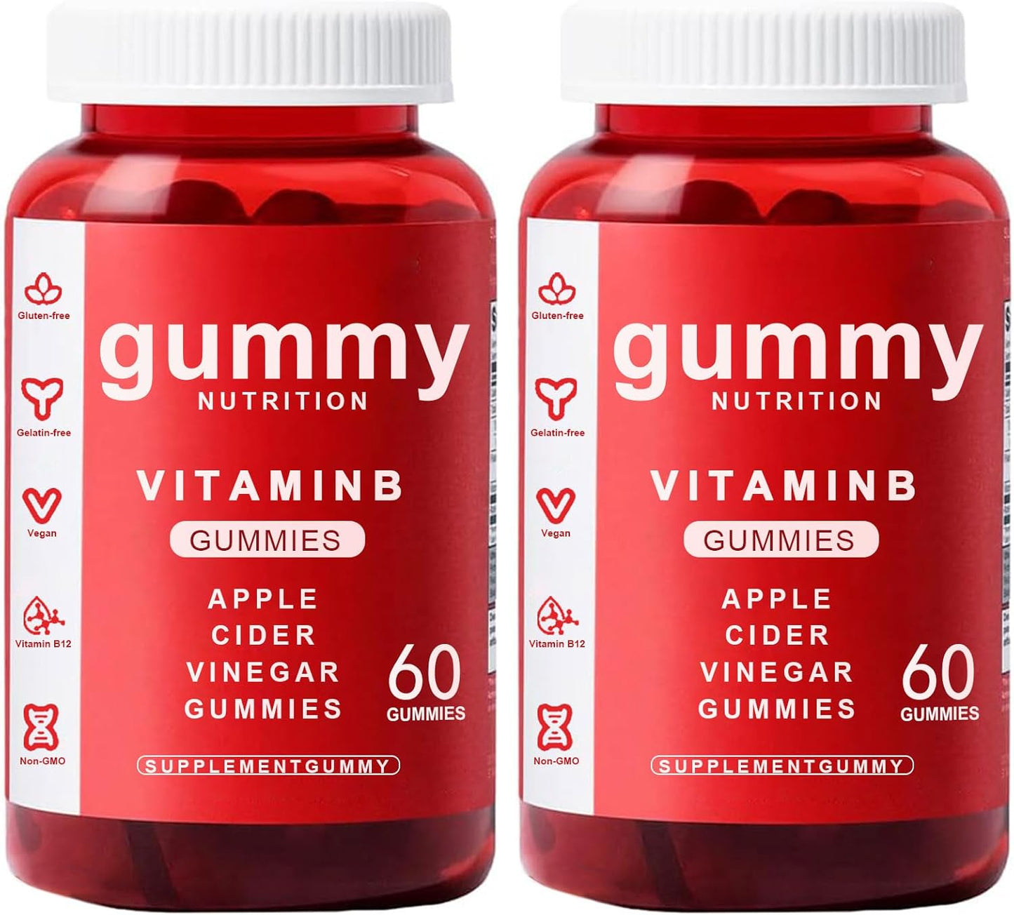ACV Gummies with Vitamin B12 - Energizing Vegan Supplement