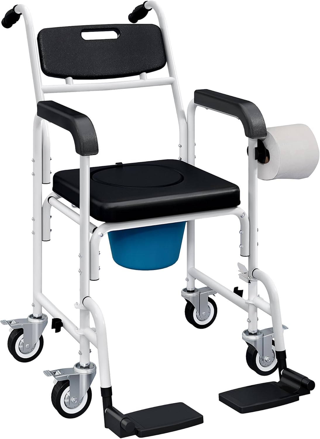 HOMCOM 4-in-1 Shower Chair - Mobility & Comfort