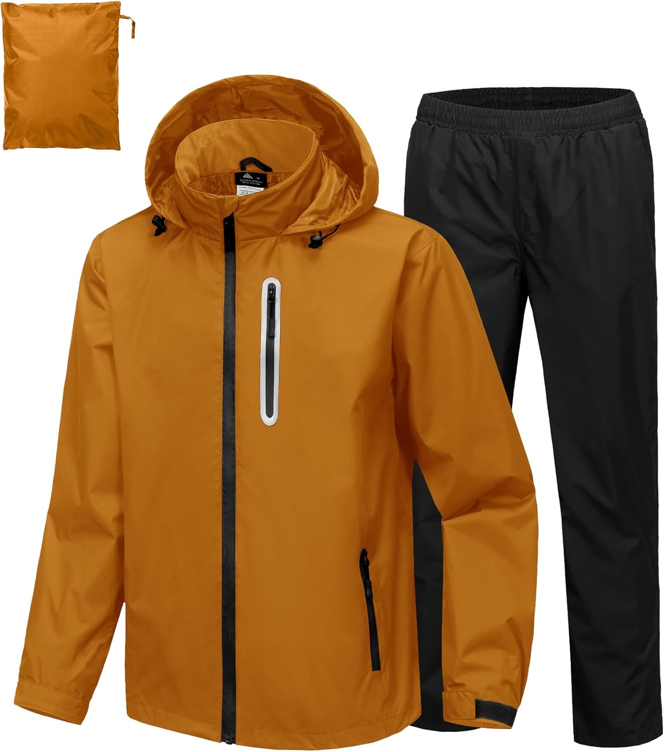 SWISSWELL Men's Waterproof Golf Rain Suit for Outdoor Activities