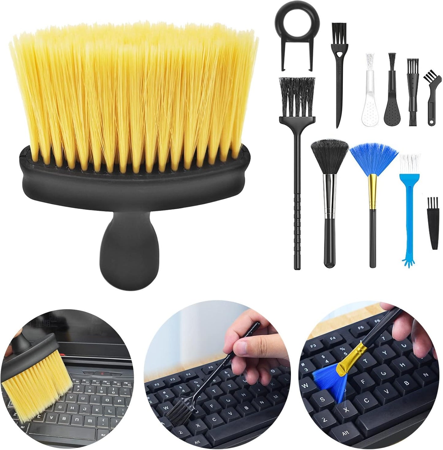 Anti-Static Keyboard Brush Set for Effortless Cleaning