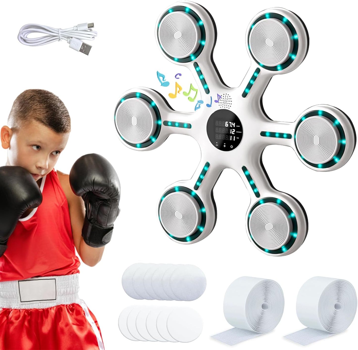 Smart Boxing Machine for Music Workout